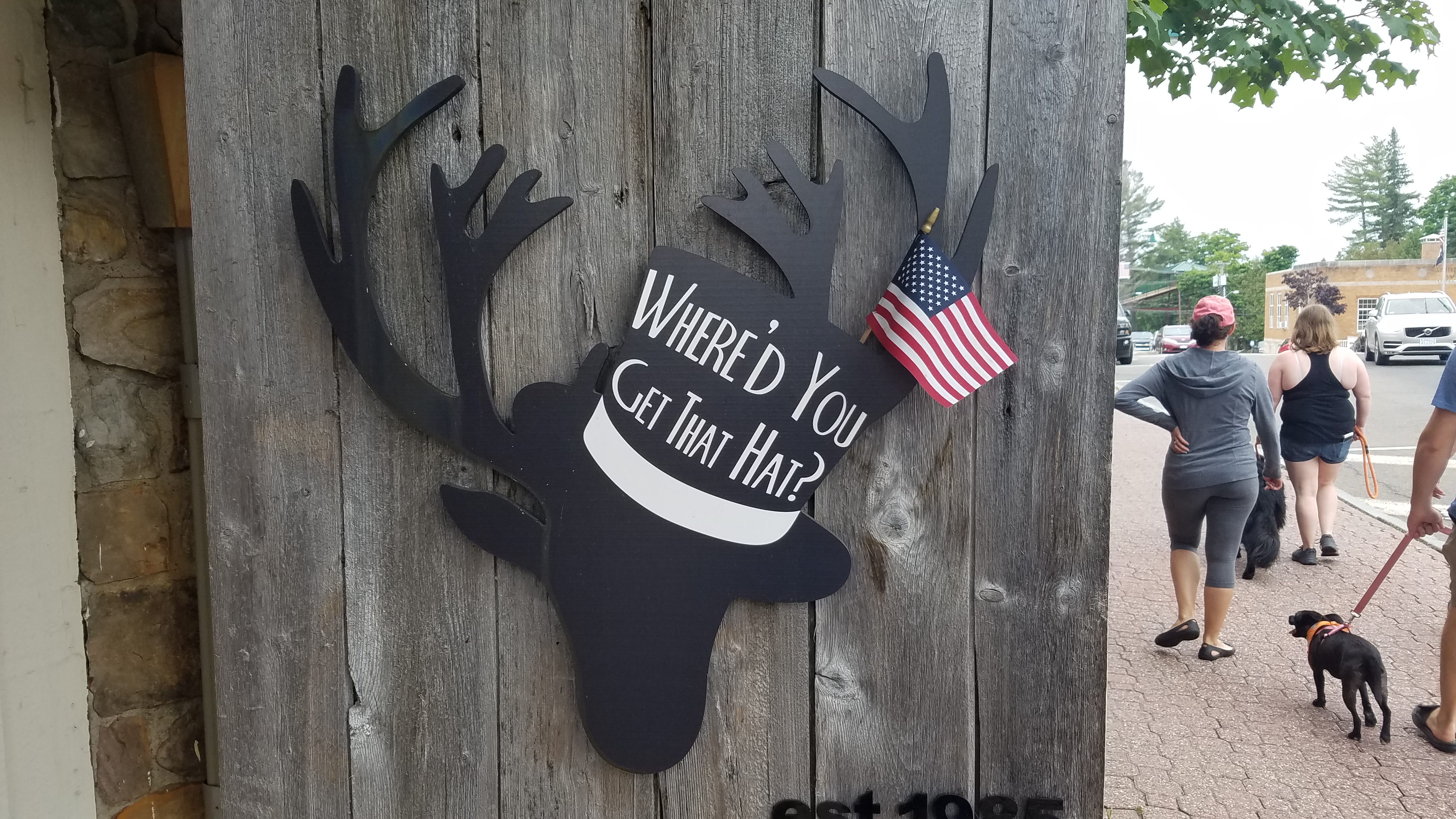 Funny moose sign