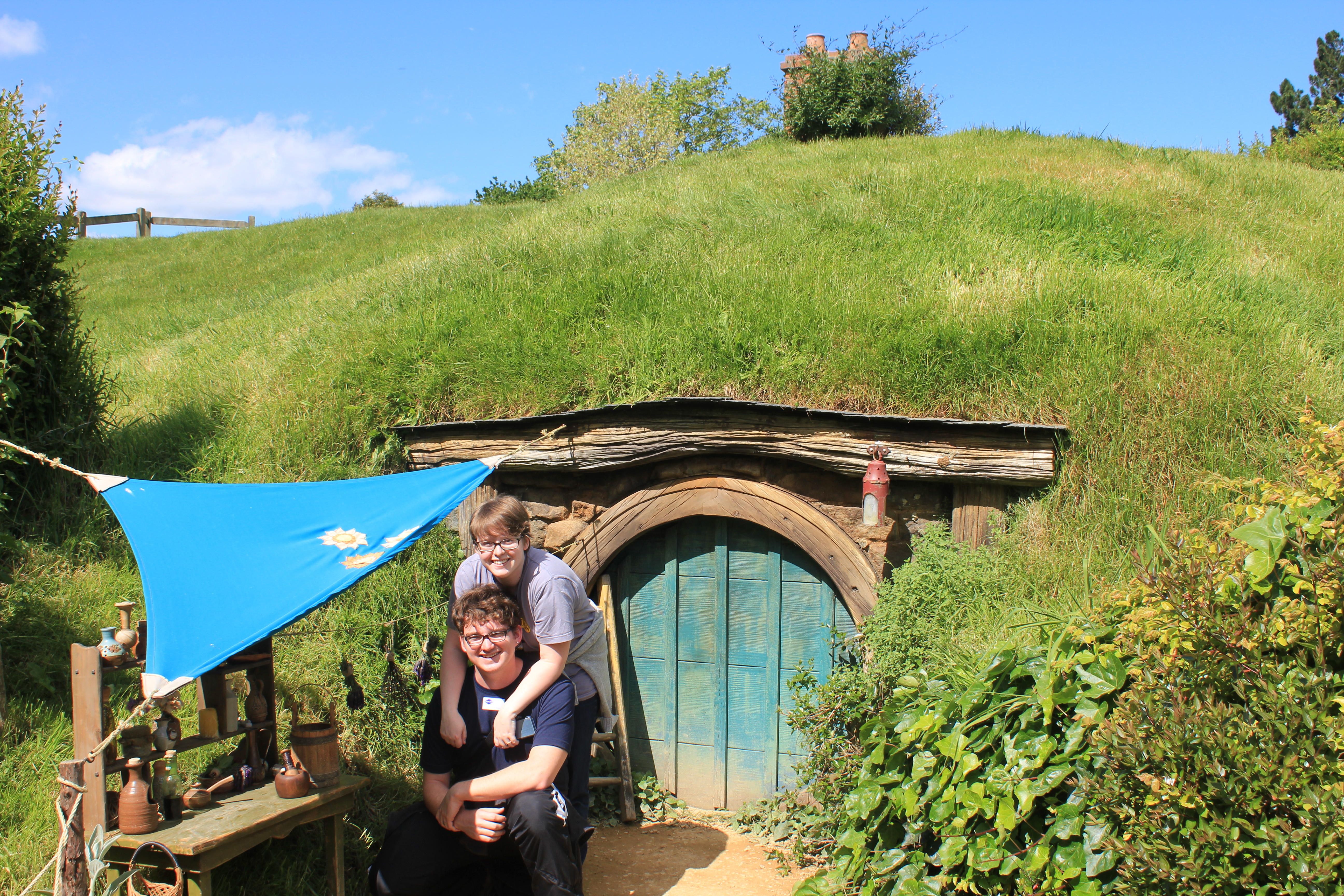 Us at Hobbiton